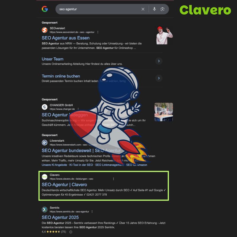 SEO-Strategien von Clavero